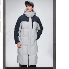 20点开始：BOSIDENG 波司登 男士长款 运动羽绒服 拼接连帽保暖外套B40143230