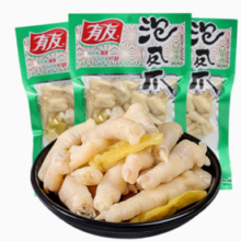 88VIP！YUYU 有友 山椒味凤爪168g*3包
