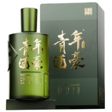 谷小酒 青年酒豪系列白酒52度 600mL 1瓶 翡绿·浓香型