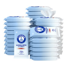 五羊（FIVERAMS）75%酒精消毒湿巾10抽x36包卫生湿巾一次性消毒湿纸巾