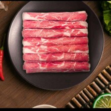 PLUS会员：宝润德羊肉卷 新西兰进口 原切 羔羊肉 羊肉片 生鲜火锅 食材 不拼接 新西兰羔羊肉卷1斤【请拍3斤】