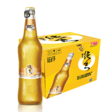 京东百亿补贴，需首购，Plus会员：珠江啤酒 10度 珠江精品纯生啤酒 528ml*12瓶 整箱装 赠比利时风味白啤 500ml*3听