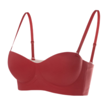 Glambody MAGIC NATURAL LINE聚拢内衣女小胸无痕显大加厚收副乳防下垂半杯文胸肩带防滑682261 灰绿色 S 【推荐 32/70AB】