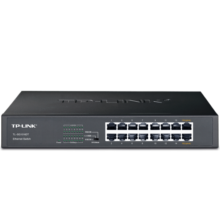 普联（TP-LINK） 16口全千兆交换机 非网管T系列 企业级交换器 监控网络网线分线器 分流器 TL-SG1016DT
