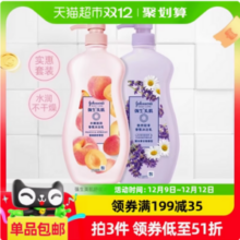 强生 美肌 水嫩滋润香氛沐浴乳 720g*2瓶