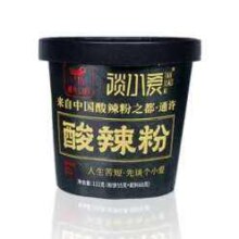 谈小爱（TANXIAOAI） 黑桶酸辣粉红薯粉丝 123g*6桶 整箱装
