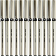 三菱（Uni）UB-177中性笔 商务质感签字笔耐水耐晒走珠笔 红色0.7MM 12支装原装进口