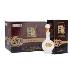 预售：白云边 二十年陈酿 浓酱兼香型白酒 45度 450ml*6瓶 整箱装