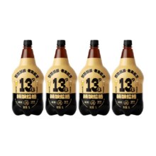 88vip：鲸都鲜酿精酿拉格13P啤酒1L×4瓶