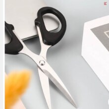 不锈钢手工文具剪子 文具剪刀1把中号