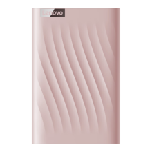 联想（Lenovo）4TB F309 Lite移动硬盘 机械硬盘 手机直连 USB3.0 高速传输便携小巧稳定耐用 锆石粉