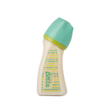 贝塔（betta）奶瓶宽口径婴儿防摔呛奶防胀气仿母乳PPSU奶瓶 240ml绿色