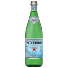 圣培露（S.Pellegrino） 意大利原装进口含气天然矿泉水 玻璃瓶装 750mlx12瓶