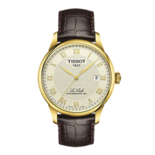 天梭（TISSOT）瑞士手表 力洛克系列腕表 皮带机械男表 T006.407.36.263.00