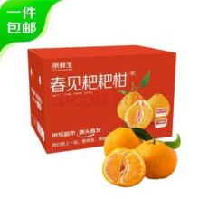 京鲜生 四川春见粑粑柑净重4.5-5斤礼盒（单果约170g+ ）