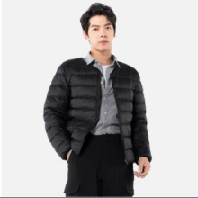 24日20点：BLACKICE 黑冰 羽绒服男款女款防泼水鹅绒羽绒内胆 男款-灰色 S
