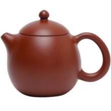 京东京造 宜兴紫砂壶手工【原矿朱泥】煮茶泡茶壶茶具 龙蛋壶 140ml礼盒装