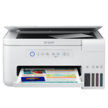 爱普生（EPSON）L3253彩色打印机家用小型 L3251照片喷墨仓式连供A4手机无线扫描复印一体机作业试卷学生用 L3251 白色款 官方标配