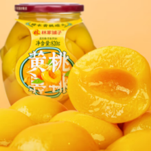 林家铺子 黄桃罐头 820g*1罐