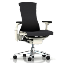 赫曼米勒（HERMAN MILLER）Embody座椅Balance织物 人体工学座椅电脑椅 碳黑色