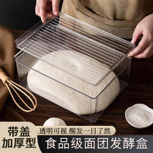Katei Story 家の物语 食品级面团发酵盒吐司面包醒面发面盒冰箱保鲜盒冷藏盒整理盒 面团发酵盒带盖单件装5L
