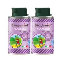 碧欧奇（Biojunior）精选进口亚麻籽油食用添无苦味宝宝营养可热炒150ml 亚麻籽油150ml*2