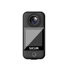 SJCAM速影 C300运动相机手持 夜拍 360穿戴式拇指相机 摩托车自行车骑行记录仪 vlog 钓鱼预录户外直播 曜石黑 C300续航版 续航 5-6小时 16G 内存卡 送： 骑行钓鱼大礼包