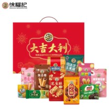需凑单：徐福记 大吉大利糕点糖果零食大礼包 1373g*2箱 礼盒装