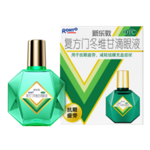 曼秀雷敦 新乐敦眼药水复方门冬维甘滴眼液13ml缓解眼疲劳熬夜玩手机眼干眼涩视力模糊干眼症五官眼科用药