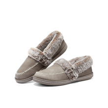 30日10点开始：SKECHERS 斯凯奇 低帮鞋女士一脚蹬毛毛鞋 167622-TPE