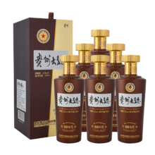 PLUS会员：MOUTAI 茅台 贵州大曲酒 大曲80年代 酱香型白酒 53度 500ml*6瓶