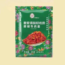 DIKA DOCTOR 我觉得挺好吃的鲜椒牛肉酱 25g*1袋