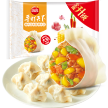 需凑单，plus:思念玉米蔬菜猪肉水饺1.08kg54只 速冻饺子早餐食品家庭装蒸煎饺