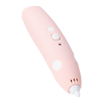 得力(deli)3D打印笔无线低温绘画笔智能启蒙玩具涂鸦笔 手工DIY套装儿童生日圣诞礼物女孩(附5色耗材)粉