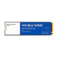 西部数据 蓝盘系列 SN580 NVMe M.2 固态硬盘 500GB（PCI-E4.0）
