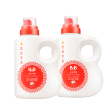 保宁米迪恩必恩贝婴幼儿B&B洗衣液桶装补充装1500ml*2（共2桶）