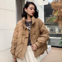 YAYA 鸭鸭羽绒服 冬季短款立领羽绒服女时尚休闲宽松舒适百搭女式羽绒服