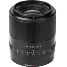 唯卓仕24mm F1.8尼康口全画幅自动对焦镜头大光圈适用于Z卡口Z5 Z6 Z7II ZF Z8 Z9微单相机广角定焦镜头 AF 24/1.8 Z 官方标配