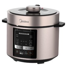 PLUS会员：（Midea）美的 提鲜电压力锅5升家用双胆高压锅全自动YL50M3-751电炖锅3-6人