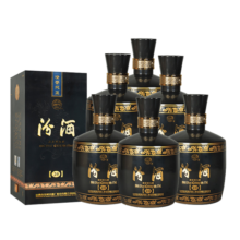 汾酒 黑坛金奖20 清香型白酒 53度 475ml*6瓶 整箱装