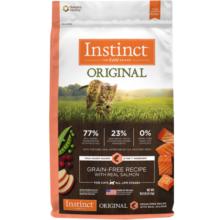 instinct天然百利进口猫粮无谷鲑鱼美毛进口通用猫粮10磅/4.5kg