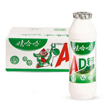WAHAHA 娃哈哈 AD钙奶220g大瓶早餐牛奶饮料哇哈哈儿童乳酸奶批发 叠加签到