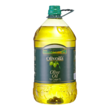 19日20点：欧丽薇兰 Olivoila 食用油 橄榄油 压榨纯正橄榄油5L
