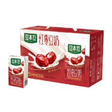 再降价、88会员：豆本豆 红枣豆奶250ml×16盒