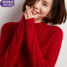 唐狮集团 DESSO 德索 女士针织毛衣半高领套头衫*2件