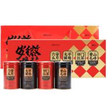 徽六2024新茶六安瓜片太平猴魁黄山毛峰祁门红茶茶叶一级240g