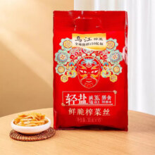 plus会员、京东百亿补贴:乌江 榨菜袋装 微辣榨菜丝30g*10袋