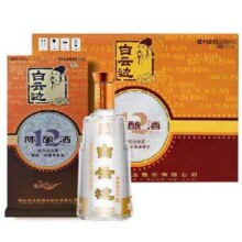 预售：白云边 十二年陈酿浓酱兼香型白酒42度500ml*6瓶整箱装
