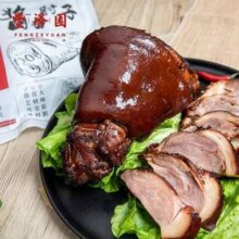 中华老字号，全聚德旗下 丰泽园 无骨酱香肘子 200g*5袋