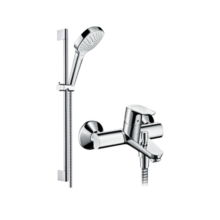 汉斯格雅（Hansgrohe） 花洒柯洛玛手持花洒多功能莲蓬头升降杆下出水龙头套装31940007 下出水龙头+升降杆+手持花洒